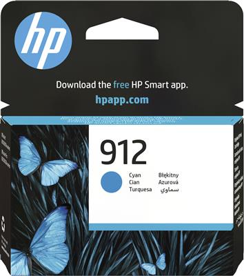 [3YL77AE#BGX] HP 912 Cyan Original Ink Cartridge