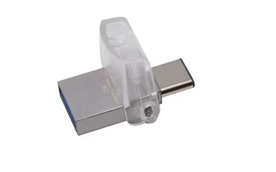 Kingston Technology DataTraveler microDuo 3C 128GB USB flash drive USB Type-A / USB Type-C 3.2 Gen 1 (3.1 Gen 1) Purple