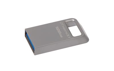 Kingston Technology DataTraveler Micro 3.1 128GB USB flash drive USB Type-A 3.2 Gen 1 (3.1 Gen 1) Metallic