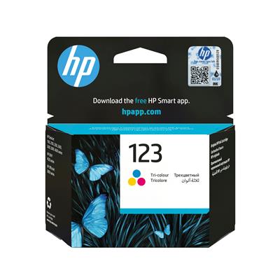 [F6V16AE] HP 123 Original Cyan,Magenta,Yellow