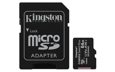 [SDCS2/64GB] Kingston Technology Canvas Select Plus memory card 64 GB MicroSDXC Class 10 UHS-I
