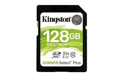 [SDS2/128GB] Kingston Technology Canvas Select Plus memory card 128 GB SDXC Class 10 UHS-I