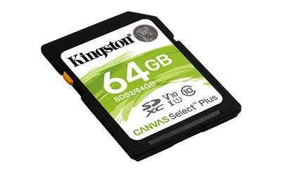 [SDS2/64GB] Kingston Technology Canvas Select Plus memory card 64 GB SDXC Class 10 UHS-I