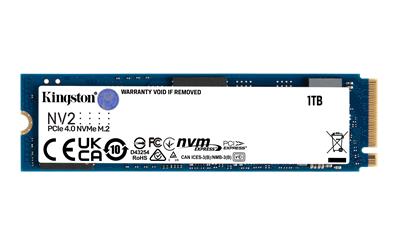[SNV2S/1000G] Kingston Technology NV2 M.2 1000 GB PCI Express 4.0 NVMe