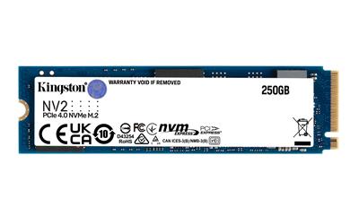 Kingston Technology NV2 M.2 250 GB PCI Express 4.0 NVMe