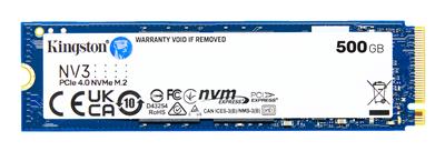 Kingston Technology 500G NV3 M.2 2280 NVMe SSD