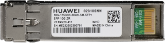 Huawei Optical Transceiver,SFP+,10G,Single-mode Module(1550nm,80km,LC)