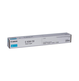 Canon Toner CYAN pour C55XX-EXV51 Yield:60,000 pages 1M