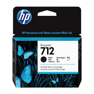 [3ED71A] HP 712 80ml Black Ink Cartridge T630/T230