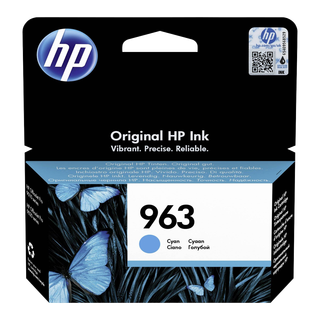 HP 963 Cyan Ink Cartridge Pour OJ9010/9013/9020