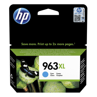 [3JA27AE] HP 963XL High Yield Cyan Ink CartridgePour OJ 9010/9013/9020