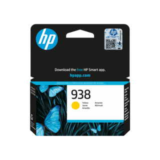 HP 938 Yellow Ink Cartridge 800 Pages pour OJ Pro 9730 & 9130 3Mois