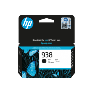 [4S6X8PE] HP 938 Black Ink Cartridge 1250 Pages pour OJ Pro 9730 & 9130 3Mois