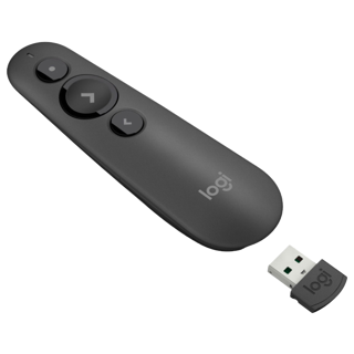 [910-005386] Logitech R500 Laser Presentation Remote - GRAPHITE - 2.4GHZ/BT - N/A - EMEA