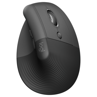 Logitech Lift Vertical Ergonomic - GRAPHITE / BLACK - 2.4GHZ/BT - EMEA - ON+OFFLINE,B2C 12M