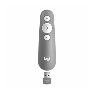 Logitech Laser Pointer R500S Presentation Remote GRIS