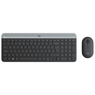 [920-009190] Logitech Slim Wireless Keyboard and Combo MK470 - GRAPHITE - FRA - CENTRAL 12M