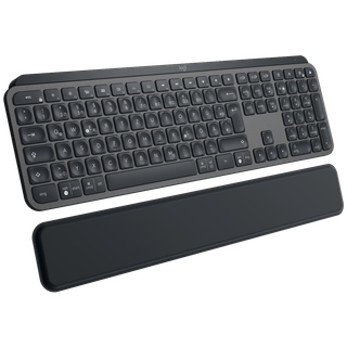 Logitech MX Keys Plus Advanced Wireless Illuminated Keyboard with Palm Rest