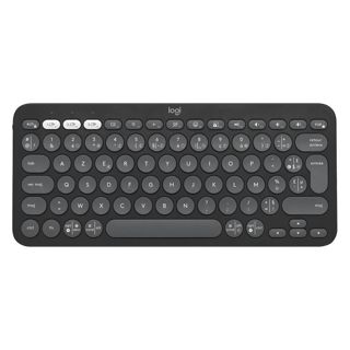 Logitech Pebble Keys 2 K380s - TONAL GRAPHITE - FRA - BT UNIVERSAL 12M