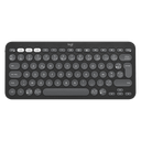 Logitech Pebble Keys 2 K380s - TONAL GRAPHITE - FRA - BT UNIVERSAL 12M