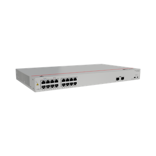 [98012197] Huawei S110-16LP2SR (16*10/100/1000BASE-T ports, 2*GE SFP ports, PoE+, AC power)