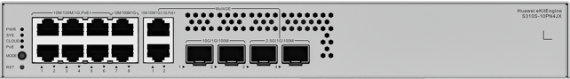 Huawei S310S-10PN4JX (8*10/100/1000BASE-T ports (6*PoE+), 2*10/100/1000/2.5GBASE-T Ports (PoE+)