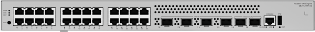 [98012554] Huawei S530-24T4XE(24*10/100/1000BASE-T , 4*10GE SFP+, 2*12GE stack ports, with 1*AC power module)