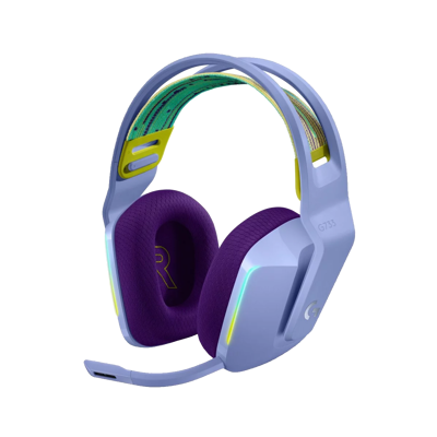 [981-000890] Logitech G733 LIGHTSPEED Wireless RGB Gaming Headset - LILAC
