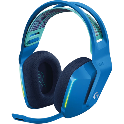 [981-000943] Logitech G733 LIGHTSPEED Wireless RGB Gaming Headset - BLUE