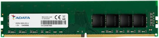 [AD4U32008G22-SGN] Adata Barrette mémoire DDR4-3200 U-DIMM 8GB DESKTOP