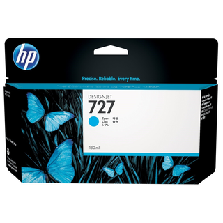 [B3P19A] HP 727 130-ml Cyan DesignJet Ink CartridgeHP Designjet T1500/T2500/T920