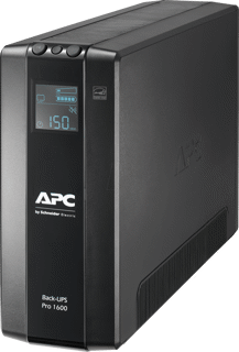 [BR1600MI] APC Back-UPS Pro 1600VA, 8 Outlets, AVR, LCD 24M