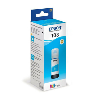 [C13T00S24A] Epson 103 EcoTank Cyan ink bottle