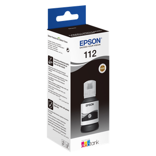 [C13T06C14A] Epson 112 EcoTank Pigment Black ink bottle
