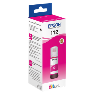 Epson 112 EcoTank Pigment Magenta ink bottle