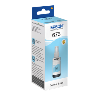 [C13T67354A] Epson T6735 Light Cyan ink bottle 70ml pour L800
