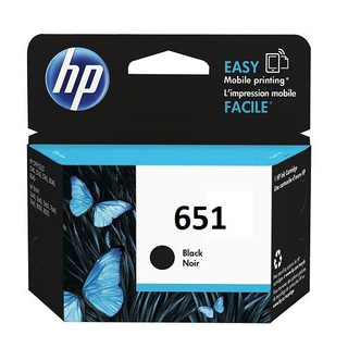 HP 651 Black Ink Advantage CartridgeOfficeJet 202/252/ Ink Advantage 5575