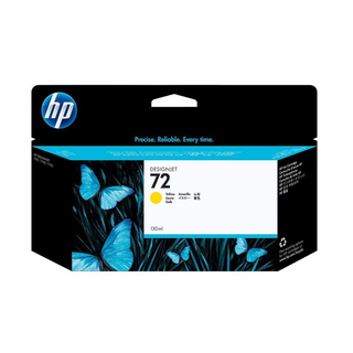 [C9373A] HP 72 130-ml Yellow DesignJet Ink CartridgeHP Designjet T1100/T1120/T1200/T2300/T610/T77x