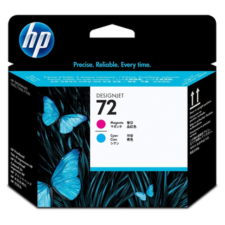 [C9383A] HP 72 Magenta and Cyan DesignJet PrintheadHP Designjet T1100/T1120/T1200/T2300/T610/T77x