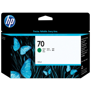 [C9457A] HP 70 130-ml Green DesignJet Ink CartridgeHP Designjet 3100/2100/5400/6600/Photsm8800/9100