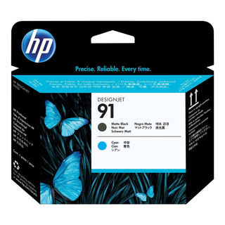 [C9460A] HP 91 Matte Black and Cyan DesignJet PrintheadHP Designjet Z6100