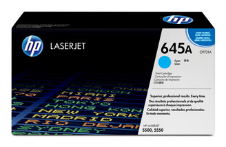 HP 645A Cyan LaserJet Toner CartridgeHP CLJ 5500 Cyan Crtg