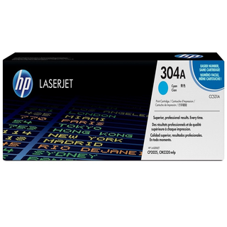 HP 304A Cyan LaserJet Toner CartridgeHP CLJ CP2025 Cyan Crtg