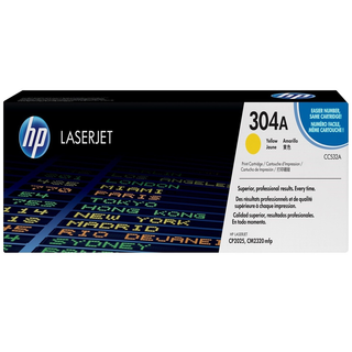 [CC532A] HP 304A Yellow LaserJet Toner CartridgeHP CLJ CP2025 Yellow Crtg