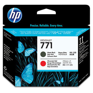 HP 771 Matte Blck/Chromatic Red DesignJet PrinthadHP Designjet Z6800