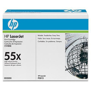 [CE255X] HP 55X High Yield Black LaserJet TonerHP LJ P3015 Black Crtg