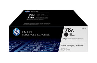 [CE278AF] HP 78A 2-pack Black LaserJet Toner CartrHP LJ P1566/P1606 Black Crtg