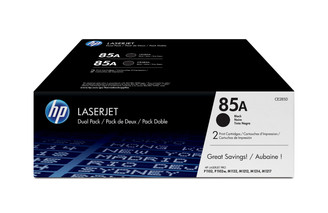 HP 85A 2-pack Black LaserJet Toner CartrHP LJ P1102/M1132/M1212/M1214/M1217 Black