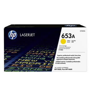 HP 653A Yellow LaserJet Toner CartridgeHP CLJ M651/M680/M680MFP/M675 Yellow Crtg