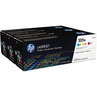 [CF370AM] HP 305A 3-pack Cyan/Magenta/Yellow LaserJHP CLJ M451/M475 pack C/M/Y Crtg